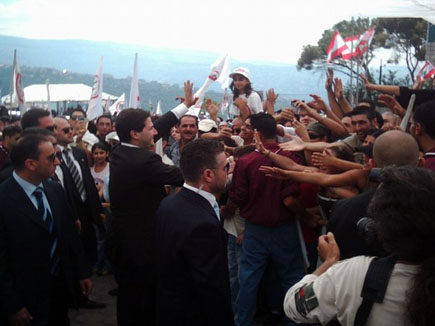 Lebanese Forces Martyrs Mass in Harissa 24 September 2006