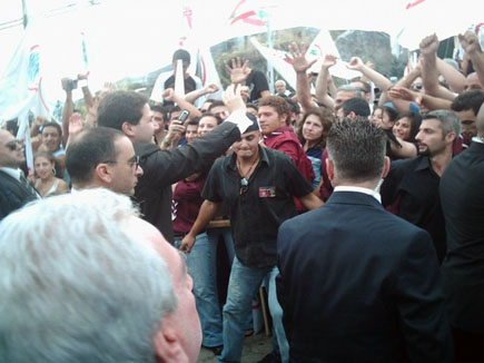 Lebanese Forces Martyrs Mass in Harissa 24 September 2006