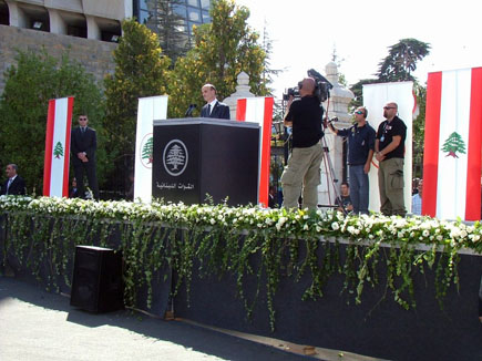 Lebanese Forces Martyrs Mass in Harissa 24 September 2006