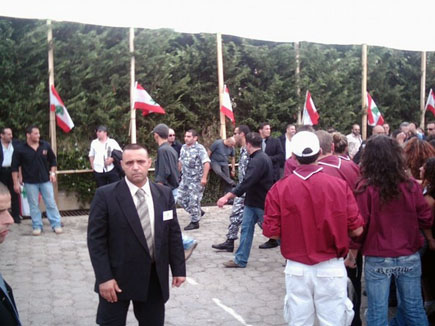 Lebanese Forces Martyrs Mass in Harissa 24 September 2006