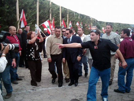 Lebanese Forces Martyrs Mass in Harissa 24 September 2006