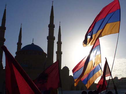 Manifestation Against Turkish Troops in Lebanon