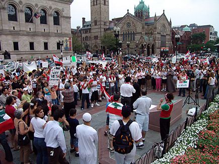 Manifestation in Boston