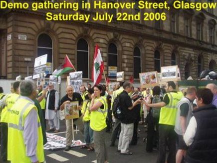 Manifestation in Glascow, Scotland
