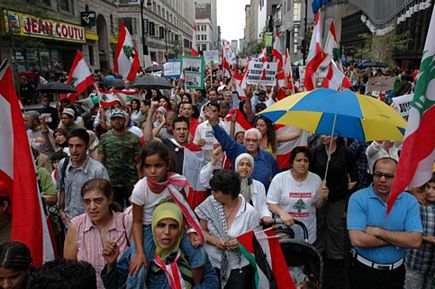 Manifestation in Montreal