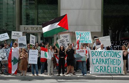 Manifestation in Montreal