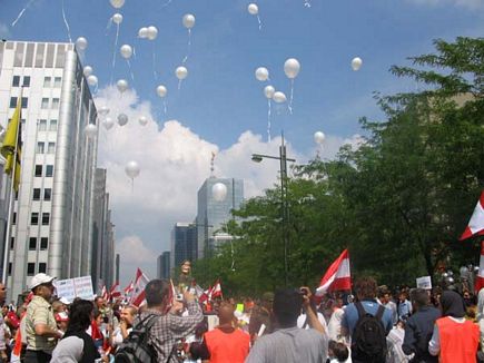 Manifestations en Belgique