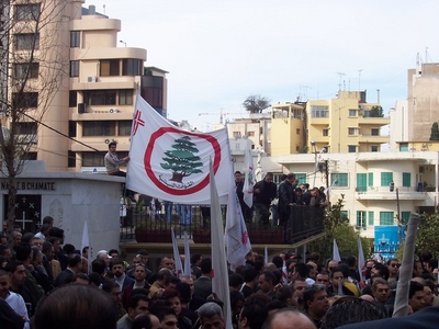 Mass in Achrafieh in Mar Mitr