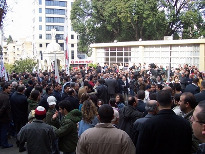 Mass in Achrafieh in Mar Mitr