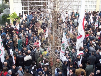 Mass in Achrafieh in Mar Mitr