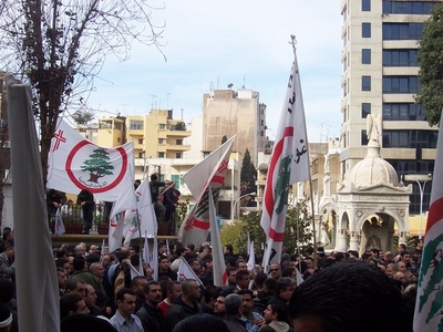 Mass in Achrafieh in Mar Mitr