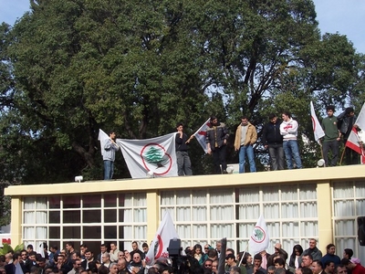 Mass in Achrafieh in Mar Mitr