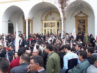 Mass in Achrafieh in Mar Mitr