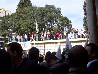 Mass in Achrafieh in Mar Mitr