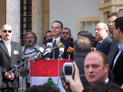 Mass in Achrafieh in Mar Mitr