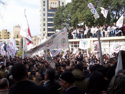 Mass in Achrafieh in Mar Mitr