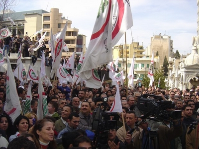 Mass in Achrafieh in Mar Mitr