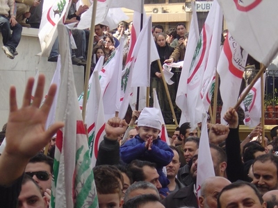 Mass in Achrafieh in Mar Mitr