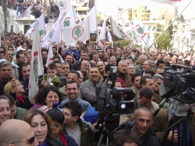 Mass in Achrafieh in Mar Mitr