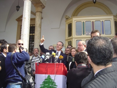 Mass in Achrafieh in Mar Mitr