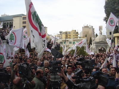 Mass in Achrafieh in Mar Mitr