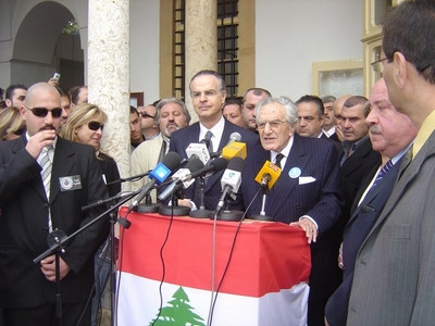 Mass in Achrafieh in Mar Mitr