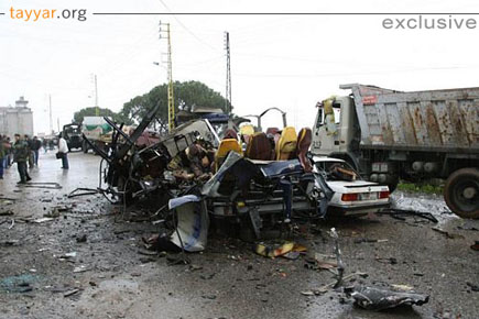 Blasts Hit Buses in Bikfaya