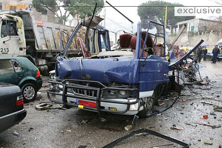 Blasts Hit Buses in Bikfaya