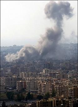 Israel Attacks Beirut July 2006