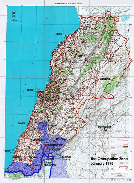 Occupation Zone in Lebanon