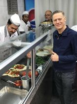 Bryan Adams eating Falafel in Beirut