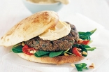 Lebanese kibbeh Burger