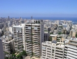 Looking West towards Beirut Harbor