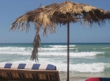 At the beach