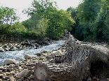 Estwan River Scene In Automn , Mazraat El Balda