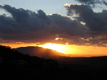 Sunset over Turbul Mountain