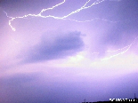 The Sky Of My Village At Storm Time (Night Picture)