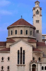 The Facade of the Saint Elias Church in downtown Beirut