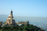 View from Harissa to Beirut