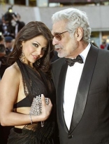 Haifa Wehbe with Omar el Sherif (Cannes Festival)