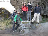 Hiking To Kilimanjaro, Tanzania Sept 2008- Before climing the Karanga wall