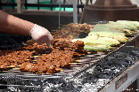 Lebanese Food Festival outside Our Lady of Lebanon Cathedral Brooklyn Heights