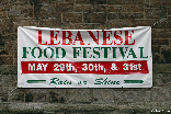 Lebanese Food Festival outside Our Lady of Lebanon Cathedral Brooklyn Heights