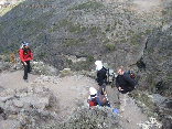 Hiking To Kilimanjaro, Tanzania Sept 2008- The karanga wall