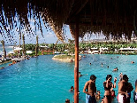 Pool at a beach resort