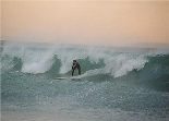 Surfing In Tam Tam beach