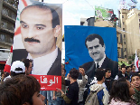 Protests at Sassine (Gebran Tueni)