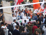 Protests at Sassine (Gebran Tueni)