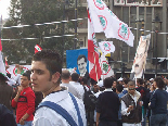 Protests at Sassine (Gebran Tueni)