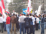 Protests at Sassine (Gebran Tueni)